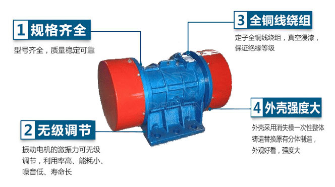 YZU振動電機(jī)特點